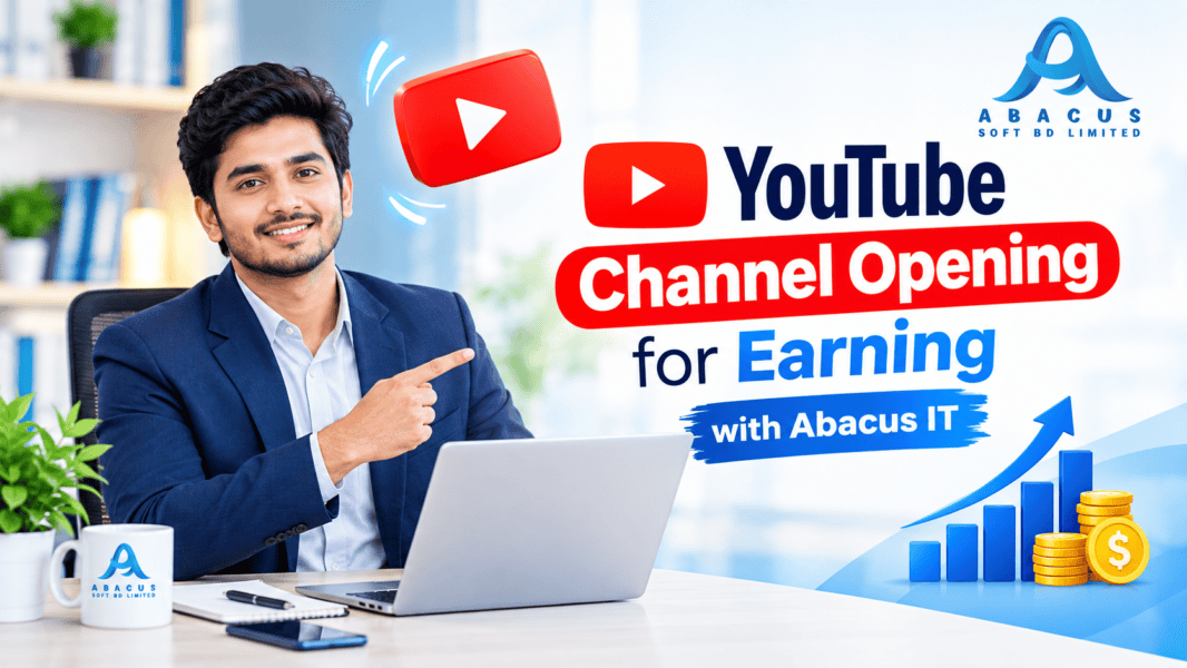 YouTube Channel Opening for Earning with Abacus IT