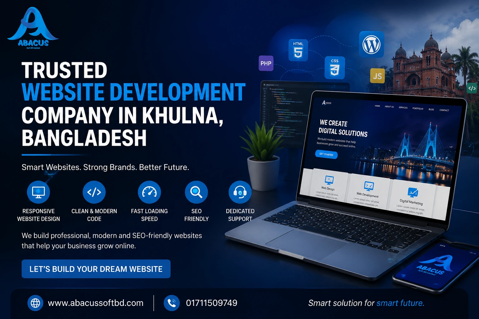 Trusted Website Development Company in Khulna BD