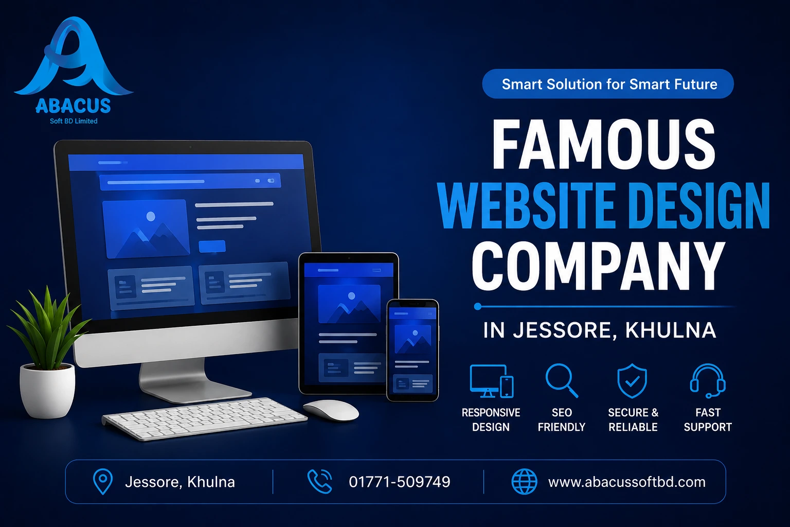 Famous Website Design Company in jessore, khulna